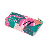Abstract Cactus Print Zipper Pouch
