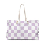 Gradient Smiley Face Check Summer Tote Bag