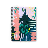 Bold Abstract Shapes Notebook - Ruled Line