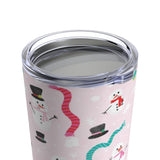 Snowmen Stainless Steel Tumbler