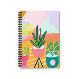 Plant Lady Desert Print Notebook - Ruled Line