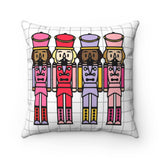 Nutcracker Holiday Throw Pillow