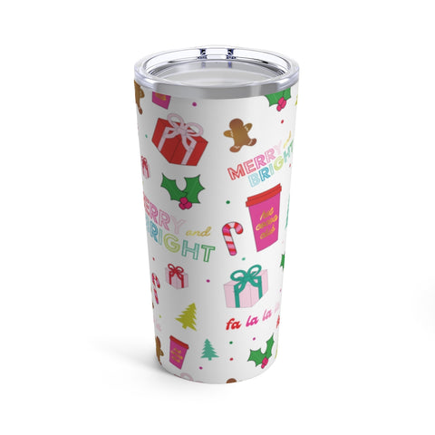 Christmas Cheer Stainless Steel 20oz Tumbler