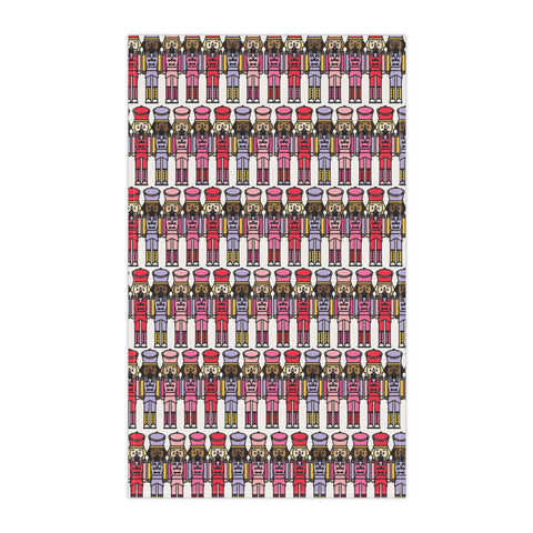 Nutcracker Christmas Tea Towel