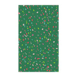 Green Confetti Christmas Tea Towel