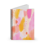 Pink Watercolor Notebook - Ruled Line