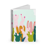 Cactus Print Notebook - Ruled Line