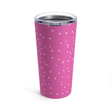 Making Spirits Bright Pink Christmas Stainless Steel 20oz Tumbler