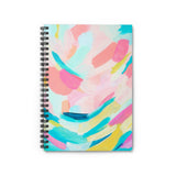 Rainbow Abstract Print Spiral Notebook - Ruled Line