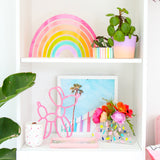 Acrylic Rainbow Shelf Decoration
