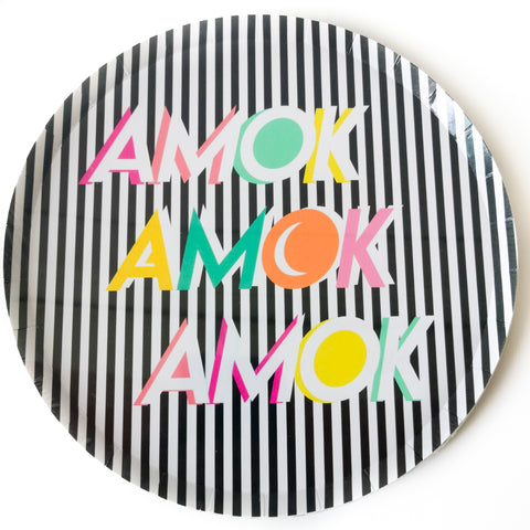 Halloween Amok Small Paper Plate Pack