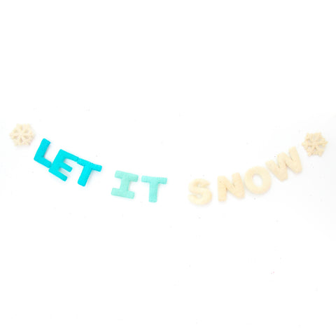 Let It Snow Garland