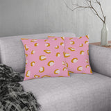 Pink Leopard Print Outdoor Pillows