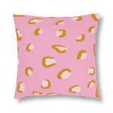 Pink Leopard Print Outdoor Pillows