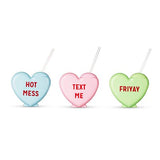 Valentine's Day Conversation Heart Tumbler - Choose from 3 colors and sayings