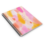 Pink Watercolor Notebook - Ruled Line