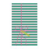 Striped Gift Christmas Tea Towel