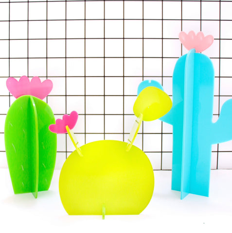 Acrylic cactus set