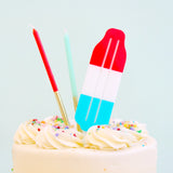 Bomb Pop Acrylic Cake Topper